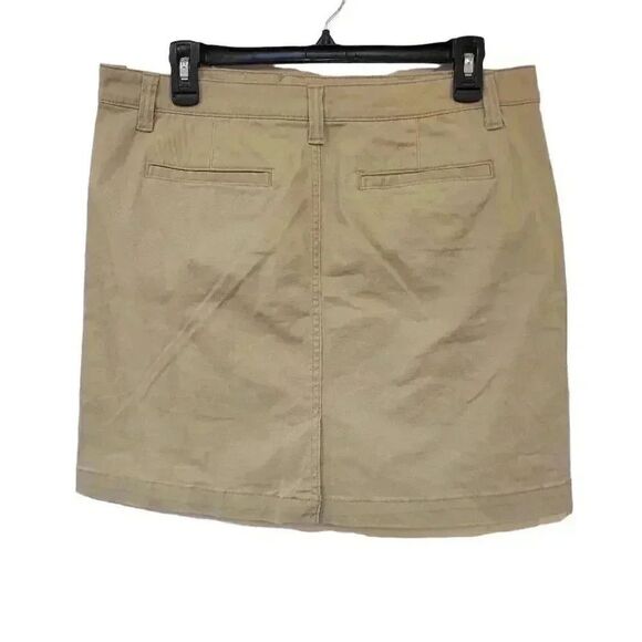 Aeropostale Women's Tan Cotton/Spandex High Rise Mini Skirt NEW - Picture 6 of 13